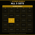 Movie Bingo Ultimate Bundle — 5 Sets, All Genres (150 Unique Cards)