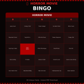 Horror Movie Bingo — Printable Bingo Cards (30 Unique Cards)